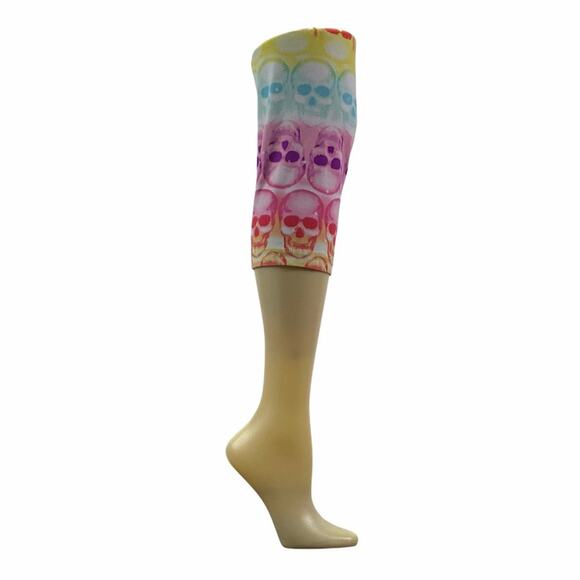 No Boundaries Multicolor Skull Print Capri Leggings Juniors XXL - Picture 1 of 11